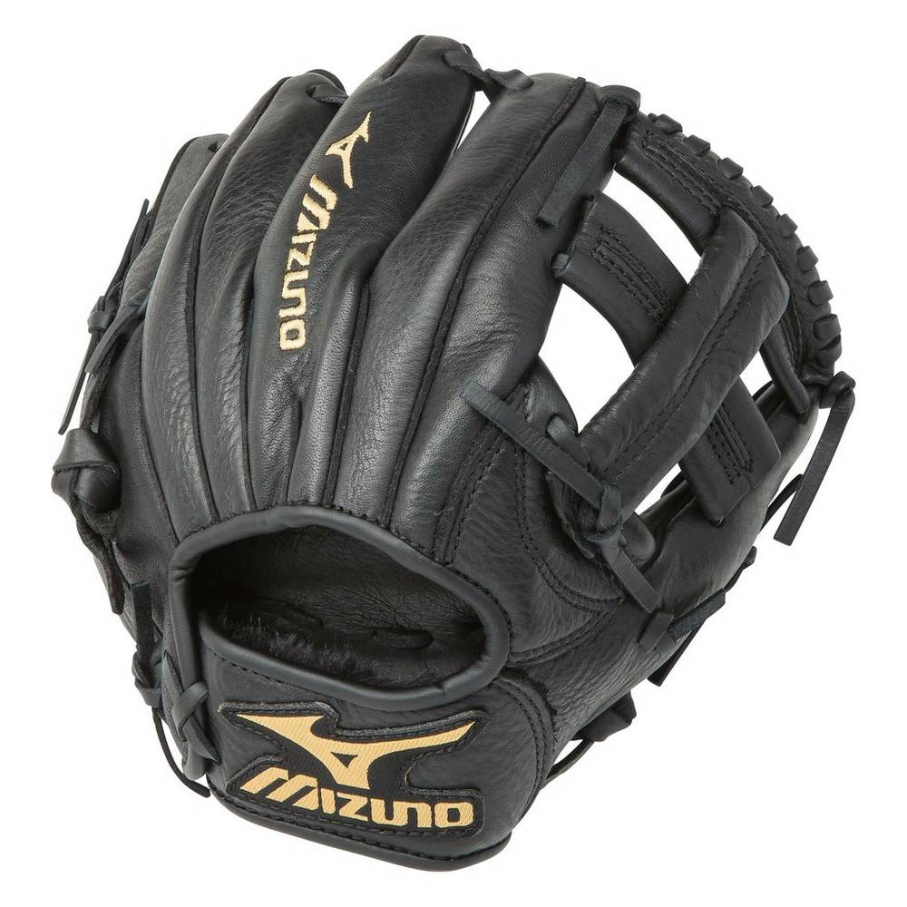 Luva Baseball Mizuno Infield Training 9" - Mulher - Pretas - QEGRP9812